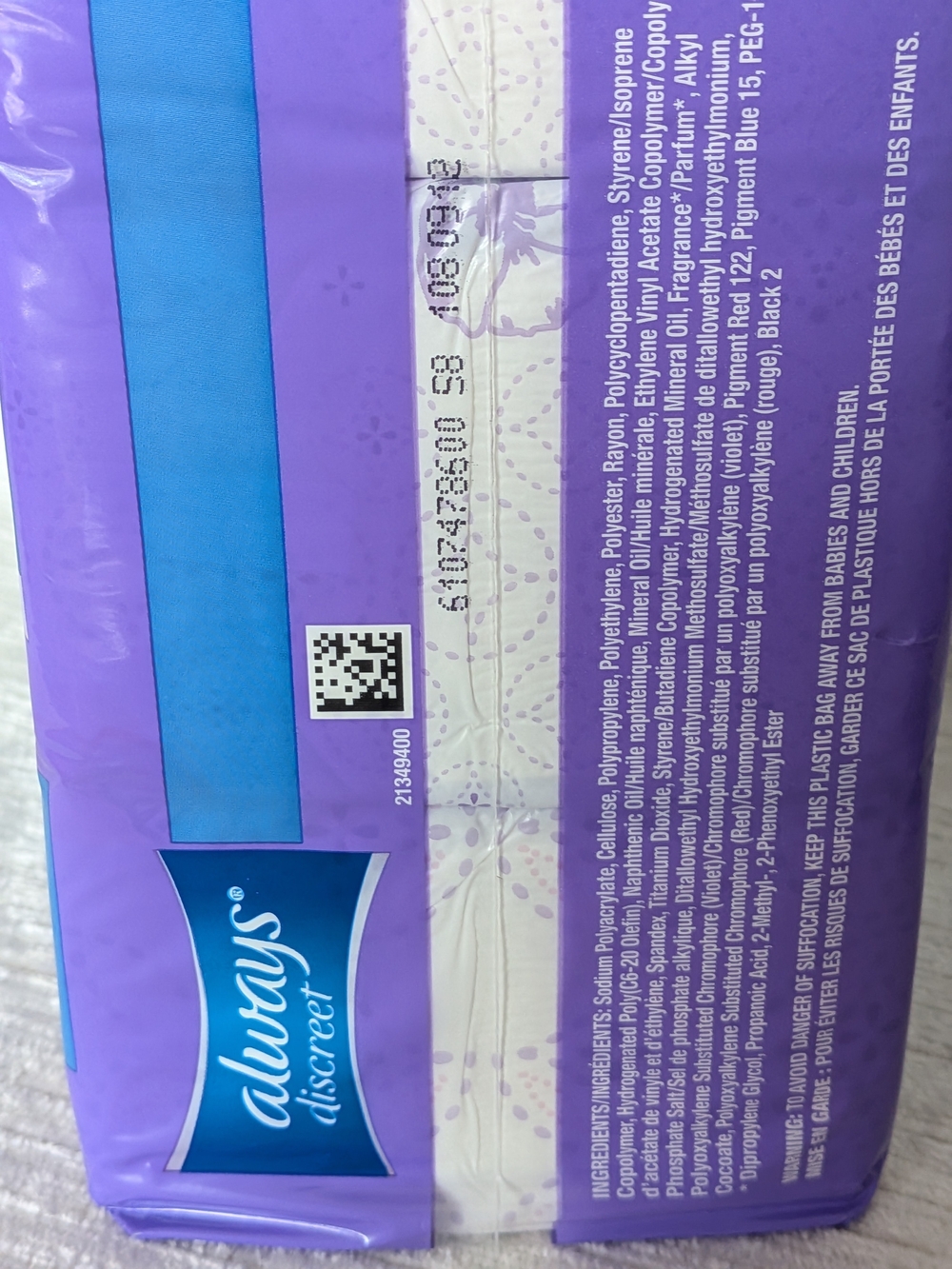 Always Discreet Moderate 4 Long Pads - 54 count Pack NWT - Picture 13 of 14